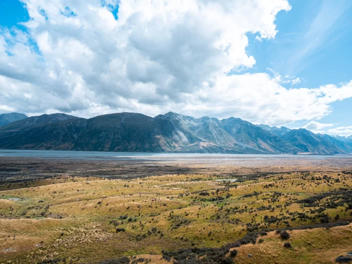 Vallée de Rangitata - Mont Sunday, Canterbury