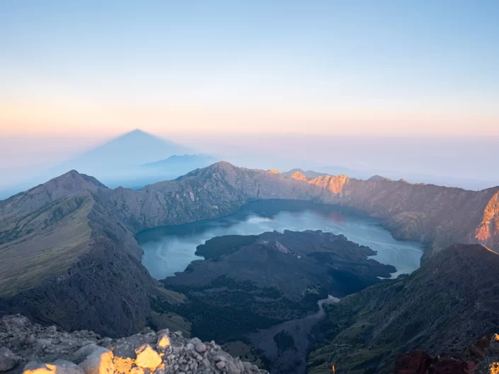 Lac Segara Anak - Parc national du Mont Rinjani, Lombok